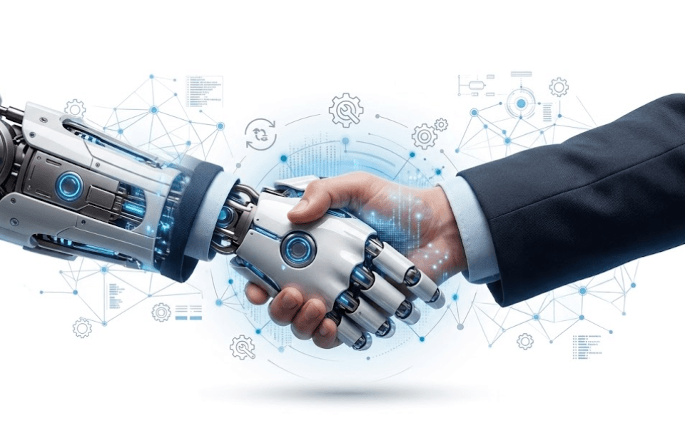 Współpraca człowieka z agentem AI